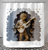 Noteworthy Nostalgia Shower Curtain